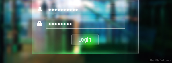 网站登录页面设计 Web login design