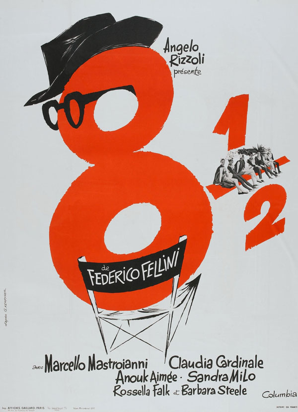 八部半 8½ 拍给费里尼自己的电影